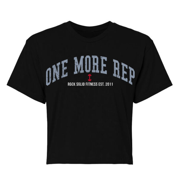ONE MORE REP - WOMEN'S CROP T-SHIRT - $R2XS9J$ Thumbnail