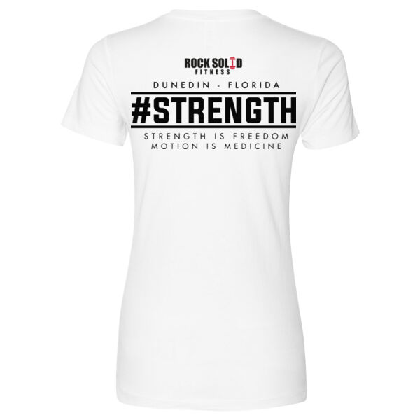 #STRENGTH - WOMEN'S FITTED T-SHIRT - $N546SZ$ Thumbnail
